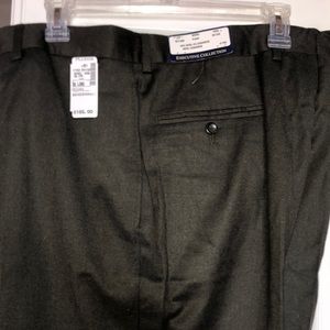 NWT men’s wool cashmere slacks olive green 36 long